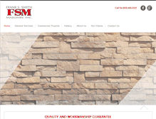 Tablet Screenshot of franksmithmasonry.com